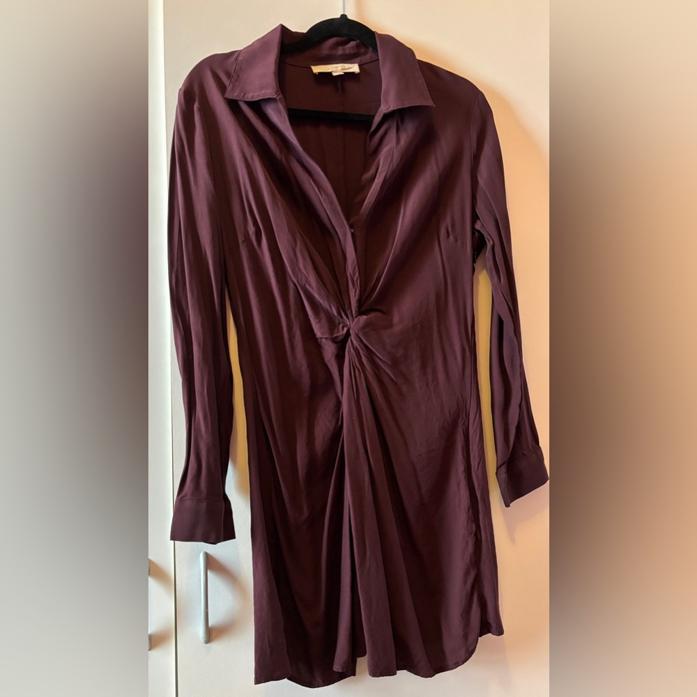 LOFT Deep Burgundy Blouse